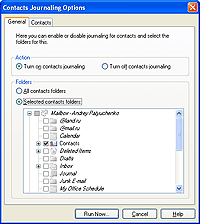 Contacts Journaling