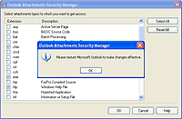 Select attachment types